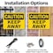 Signmission Keep Away Caution Sign, Plastic, 10in W x 7in L, 2PK OS-2PACK-CS-P-710-L-19192 - alternate 3